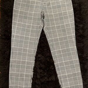 Banana Republic Gray Plaid Pants